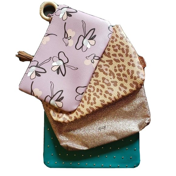 Lot of 4 Ipsy Makeup Bags Pouches the 100th Bag - Picture 1 of 8